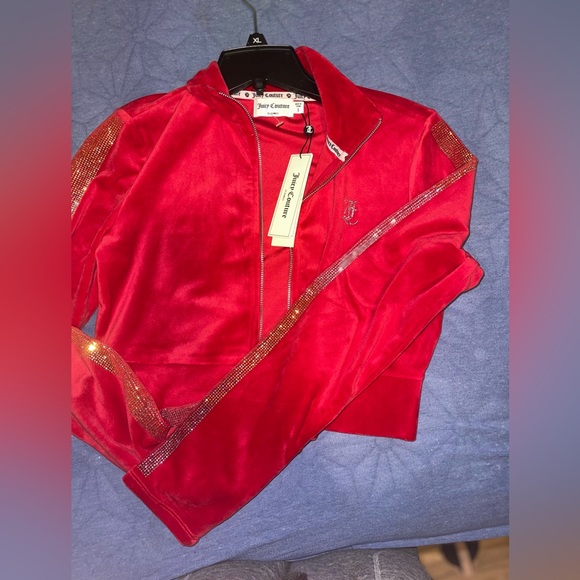 Juicy Couture Track Sweater Crop Size Small NWT - Picture 1 of 3